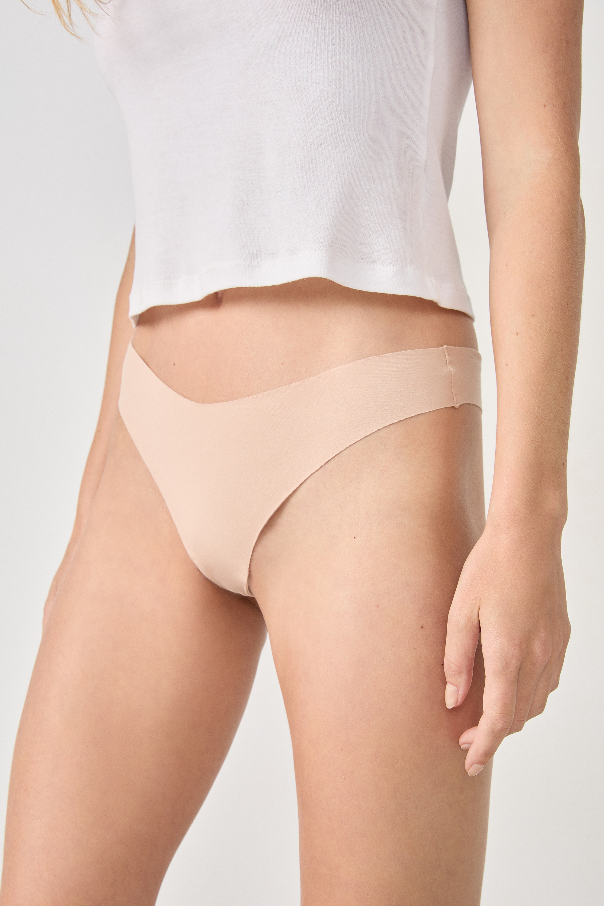 Tanga in cotone senza cuciture