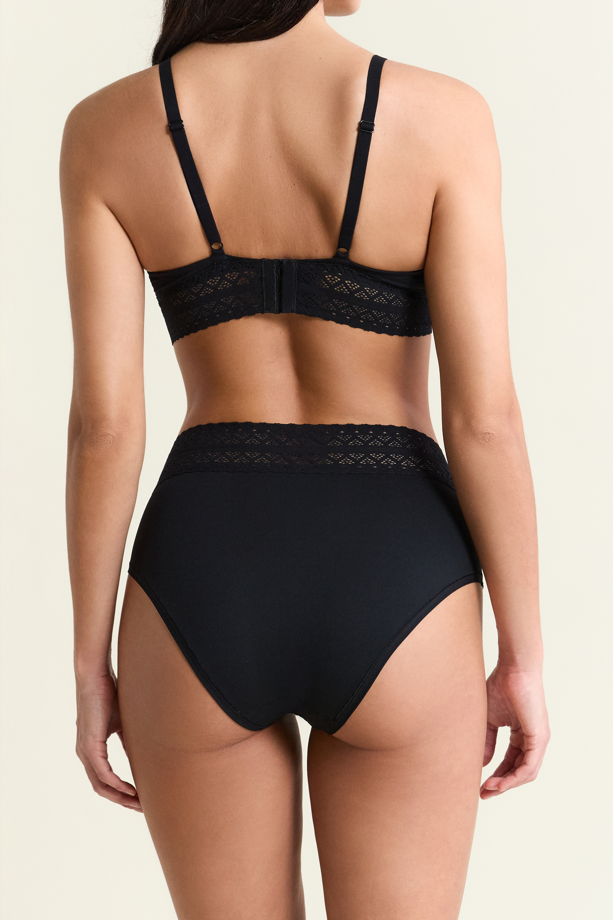 Slip midi per gravidanza con dettagli in pizzo