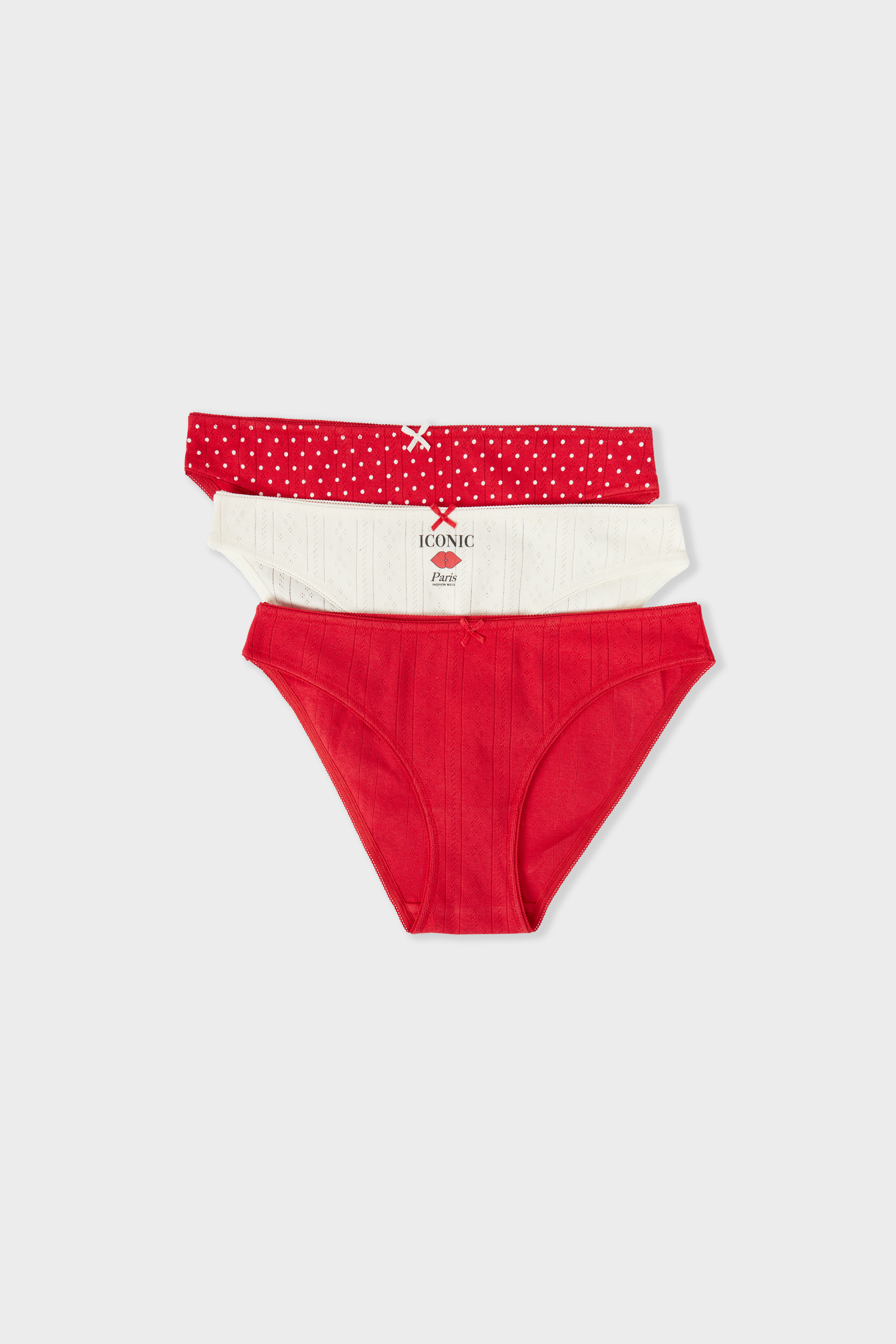 Confezione da 3 Slip in Cotone